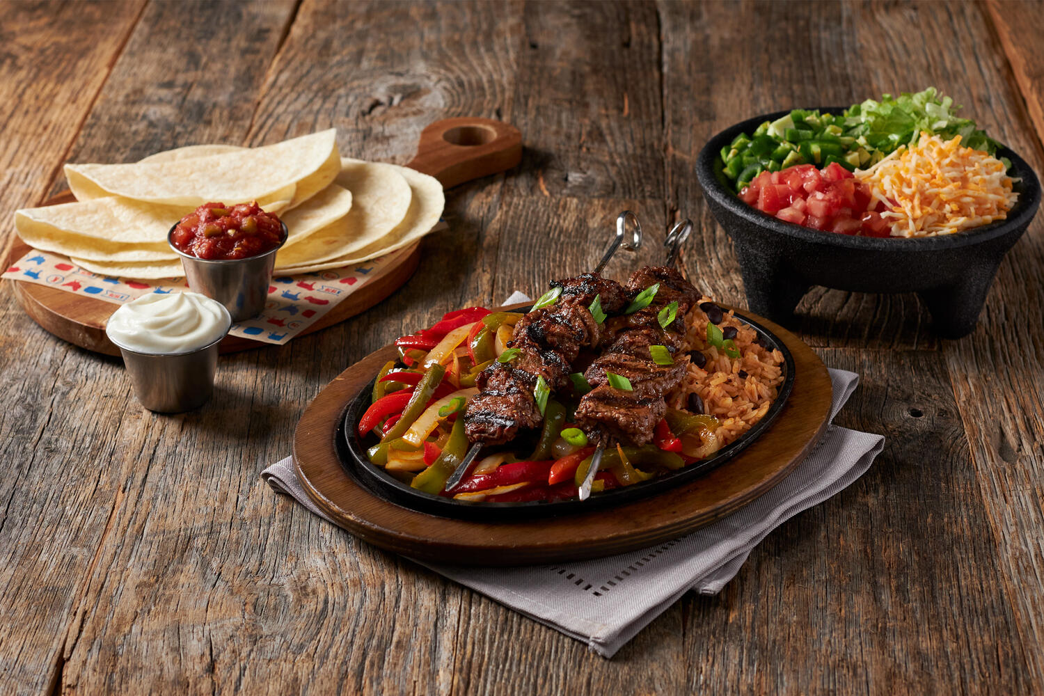 Sizzlin' Beef Tenderloin Fajitas 