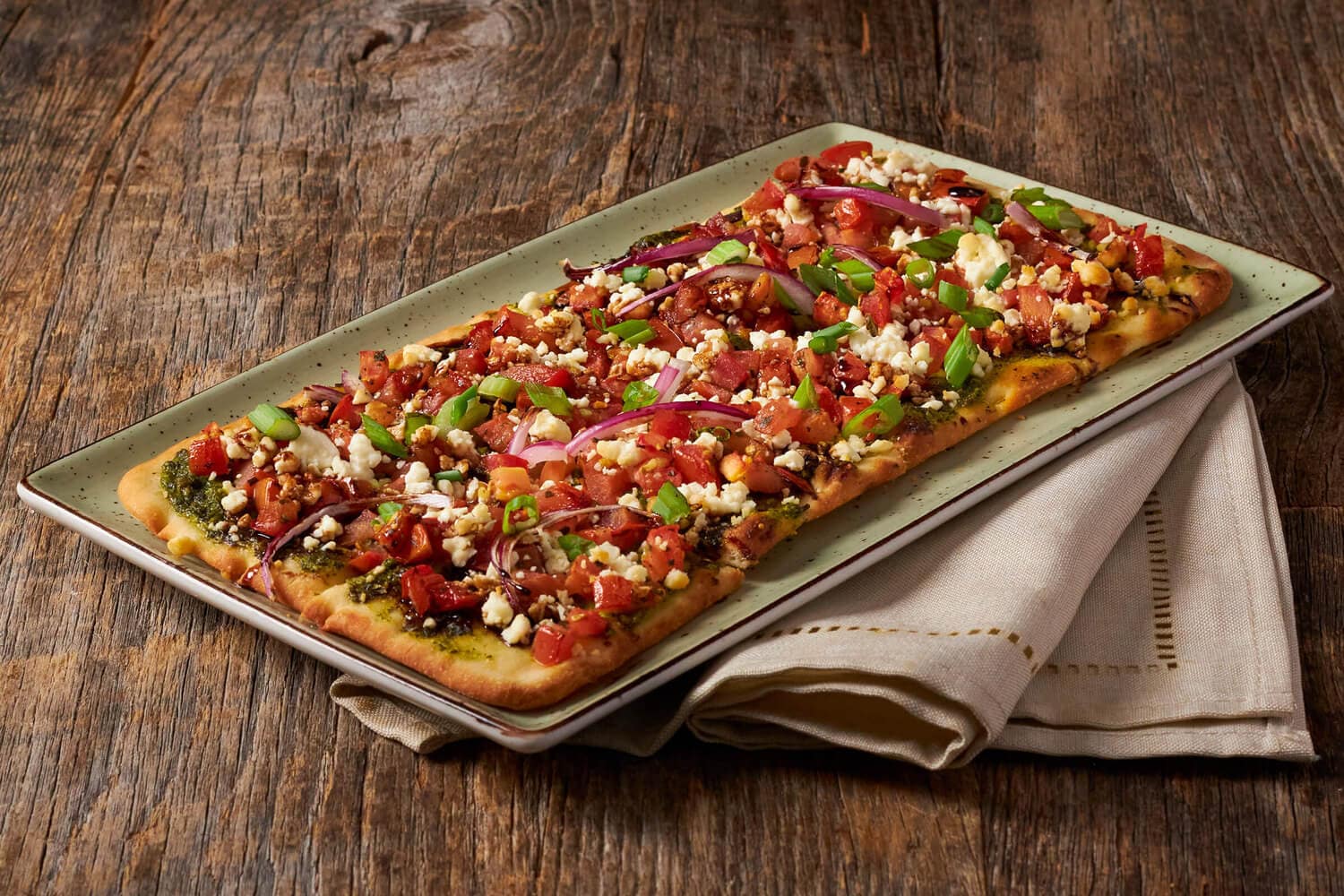 Feta Bruschetta Flatbread